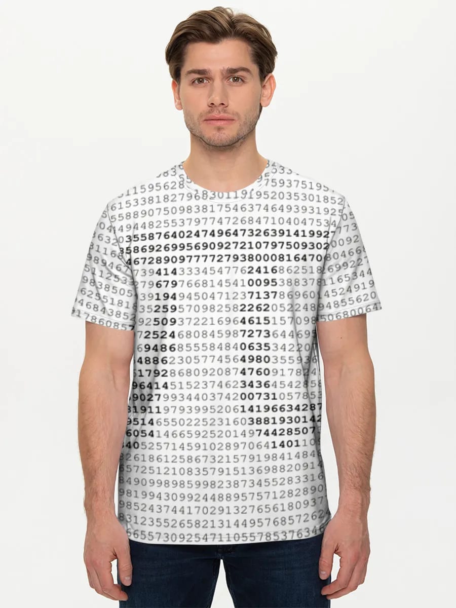 Pi Digits Typography