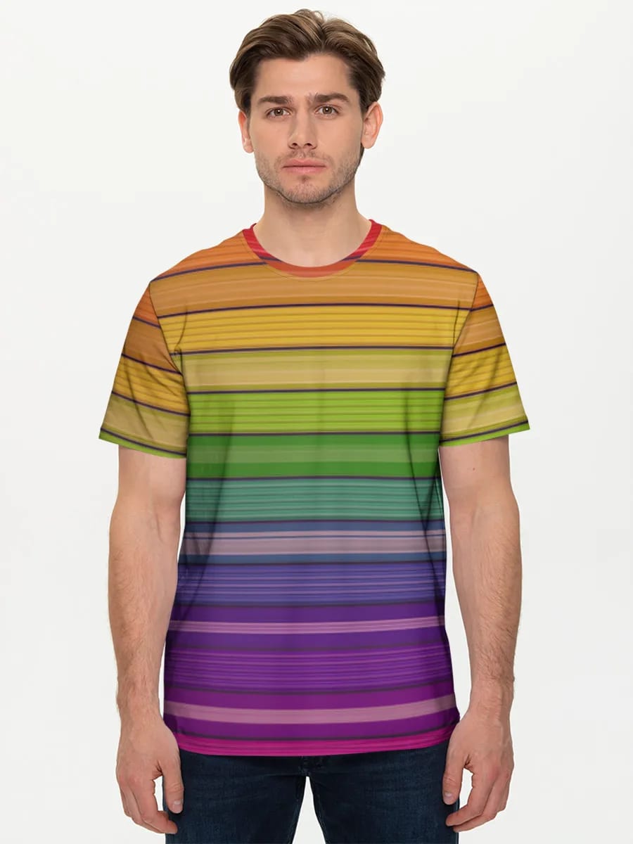 Rainbow Serape Stripes