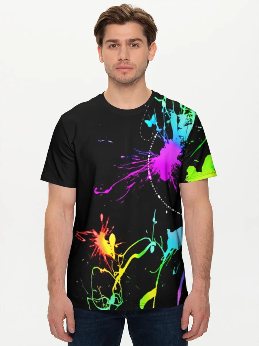 Neon Farbkleckse