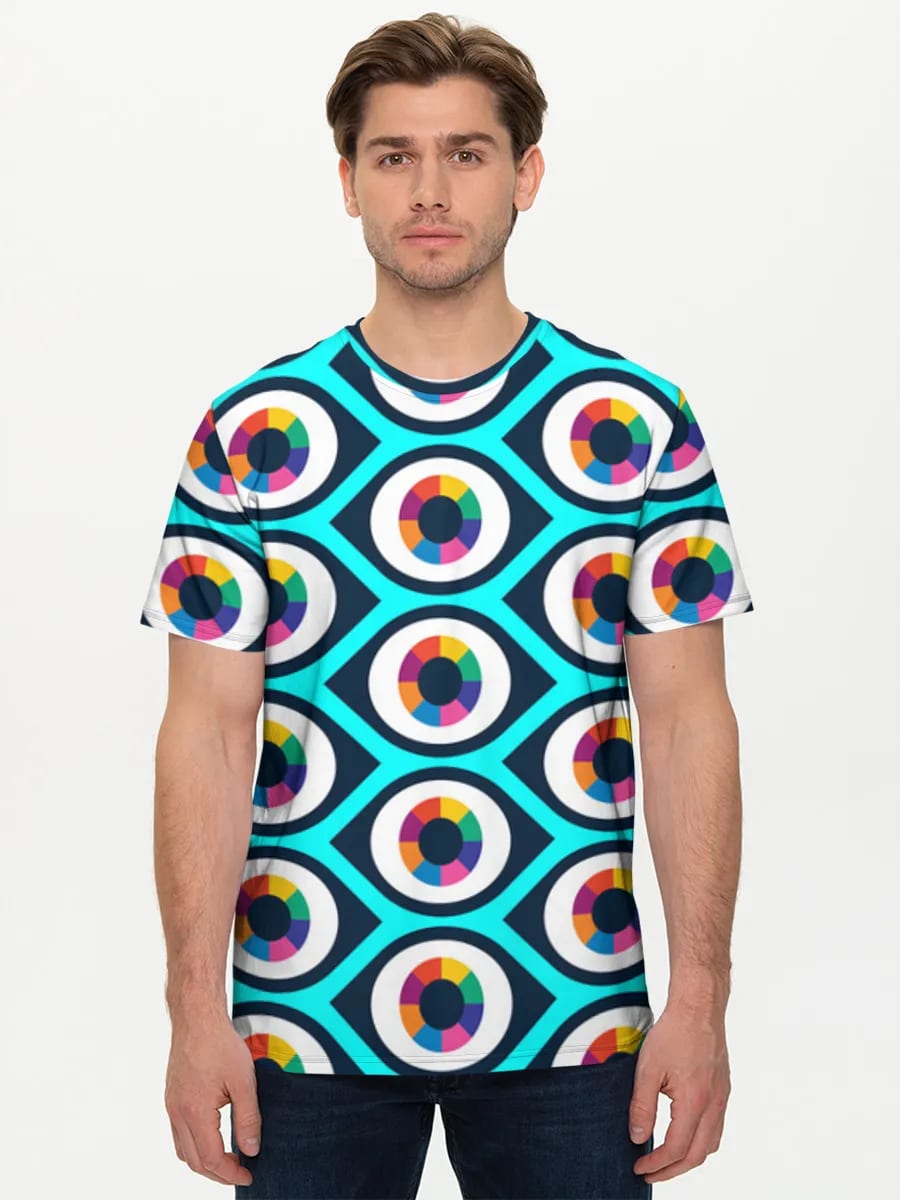 Psychedelic Color Wheel Eyes