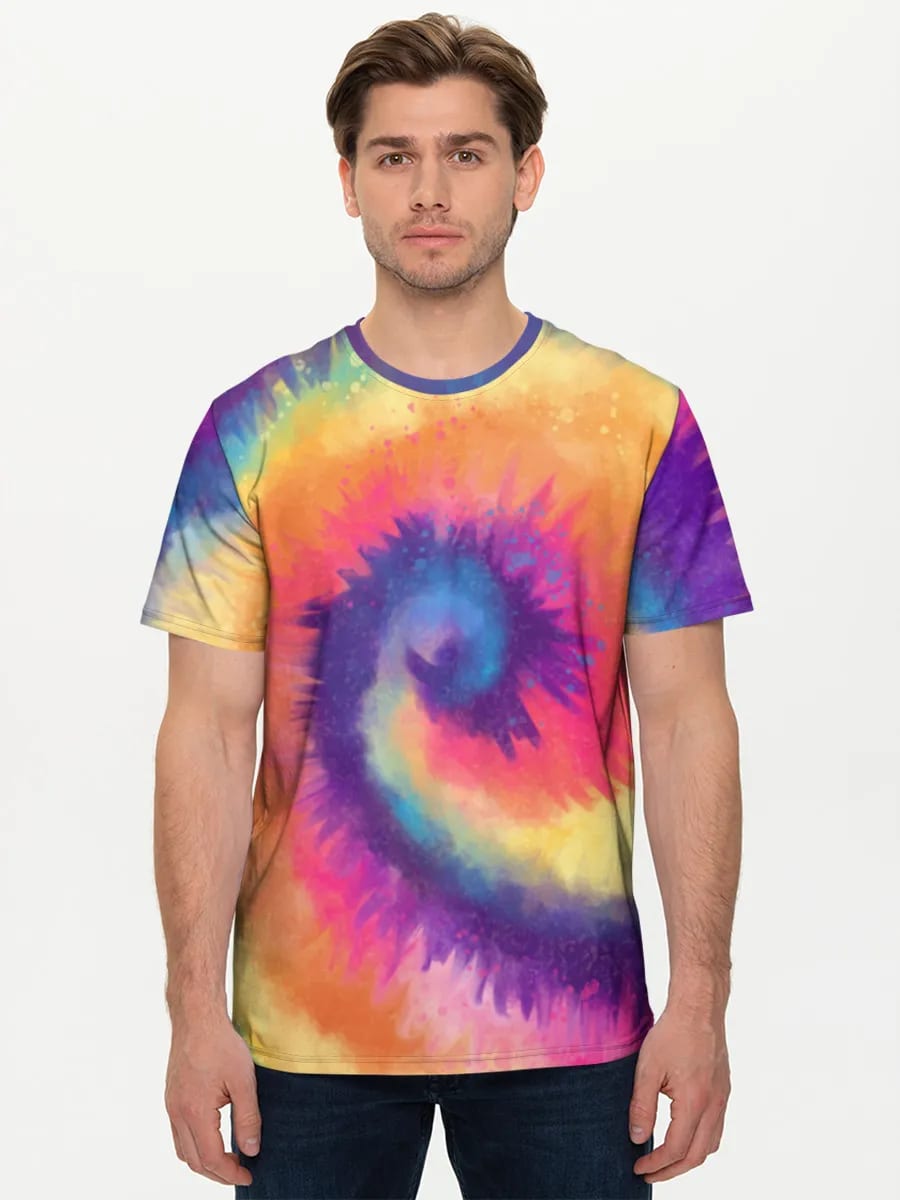 Psychedelische Regenbogen-Spirale