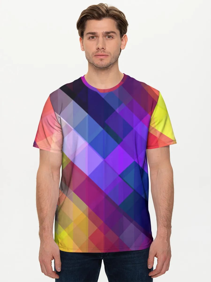 Rainbow Geometric Mosaic