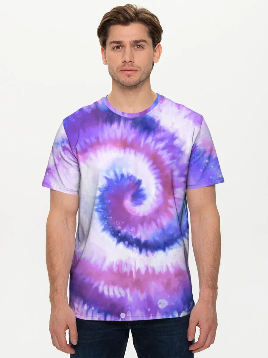 Pastel Tie Dye Spiral