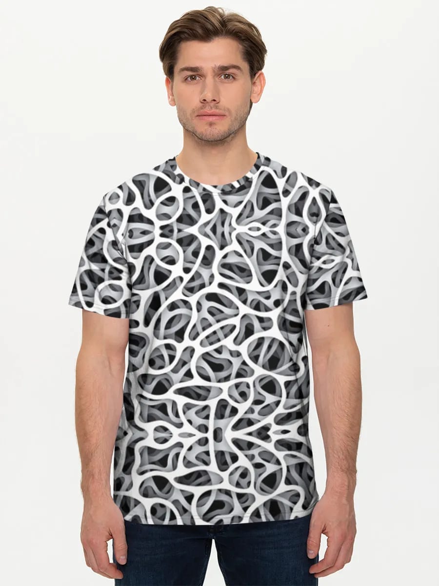 Monochromes Geometrisches Gitter
