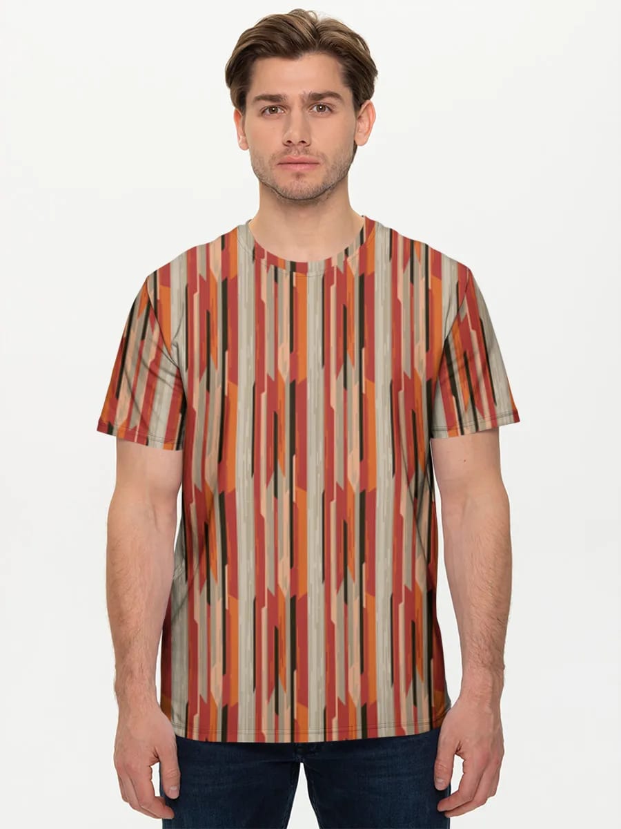 Retro Geometrische Streifen