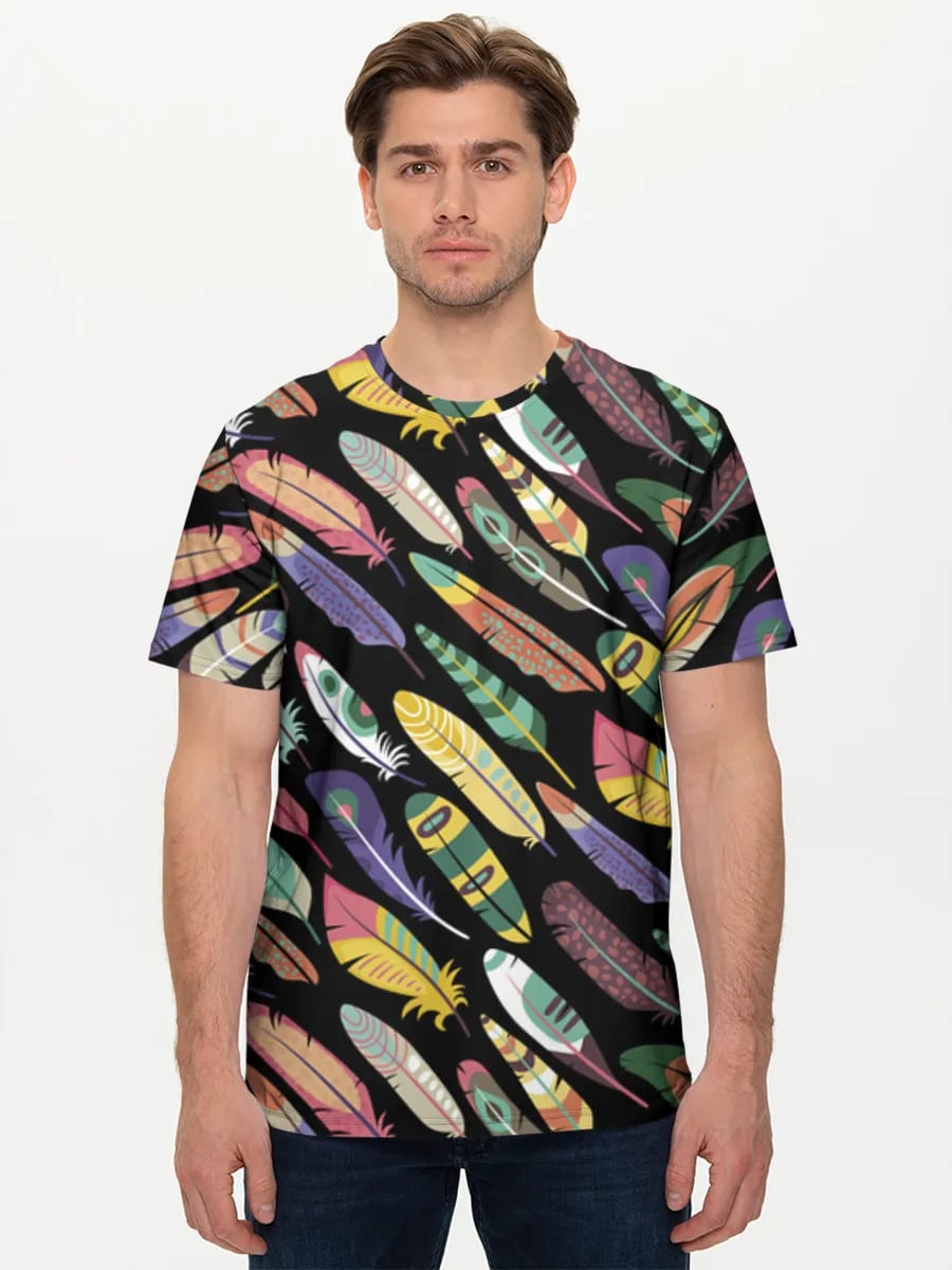 Colorful Feather Scatter