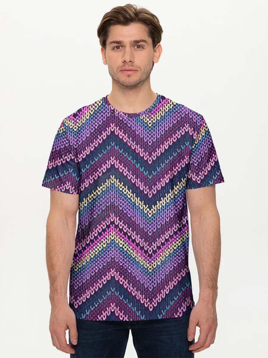 Colorful Chevron Knit