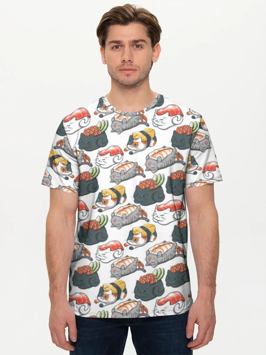 Gatos de sushi kawaii