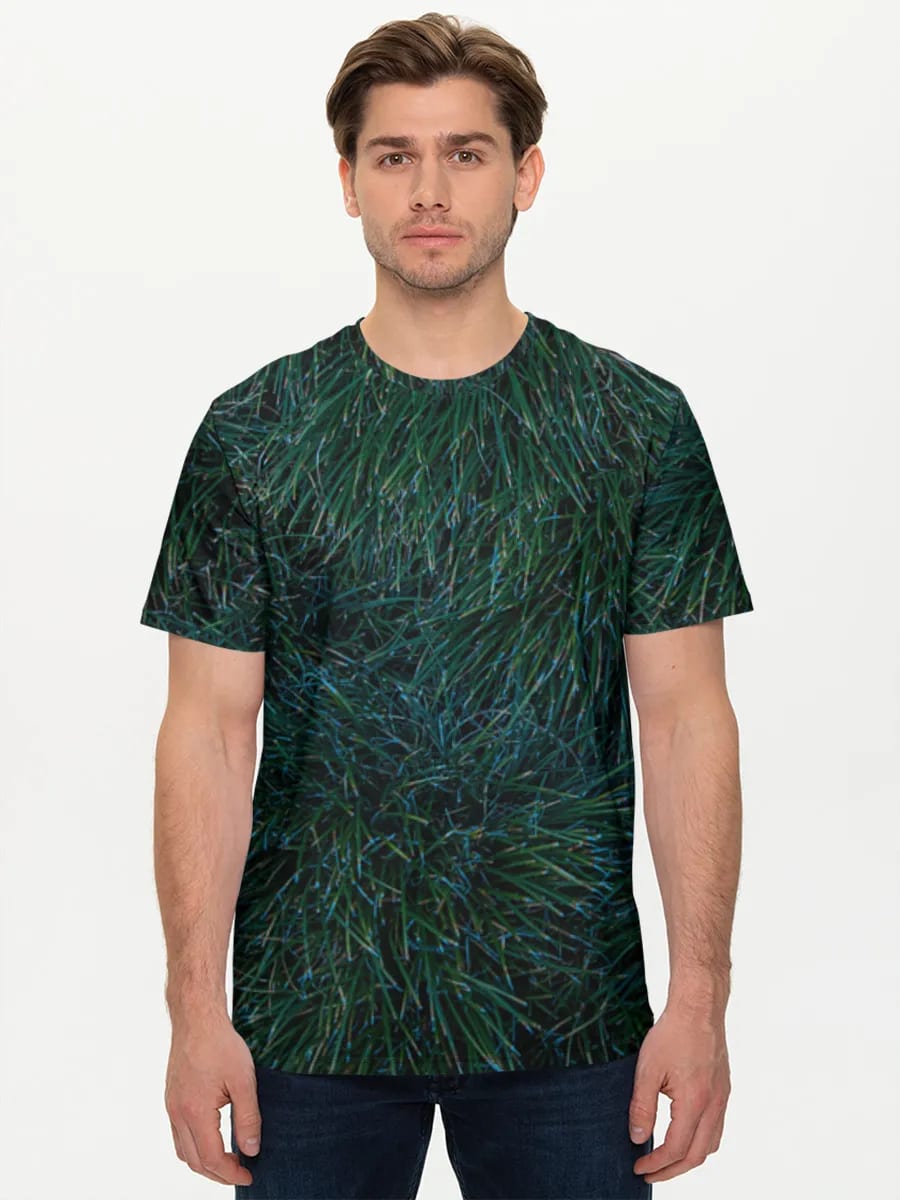 Textura de agujas de pino perenne