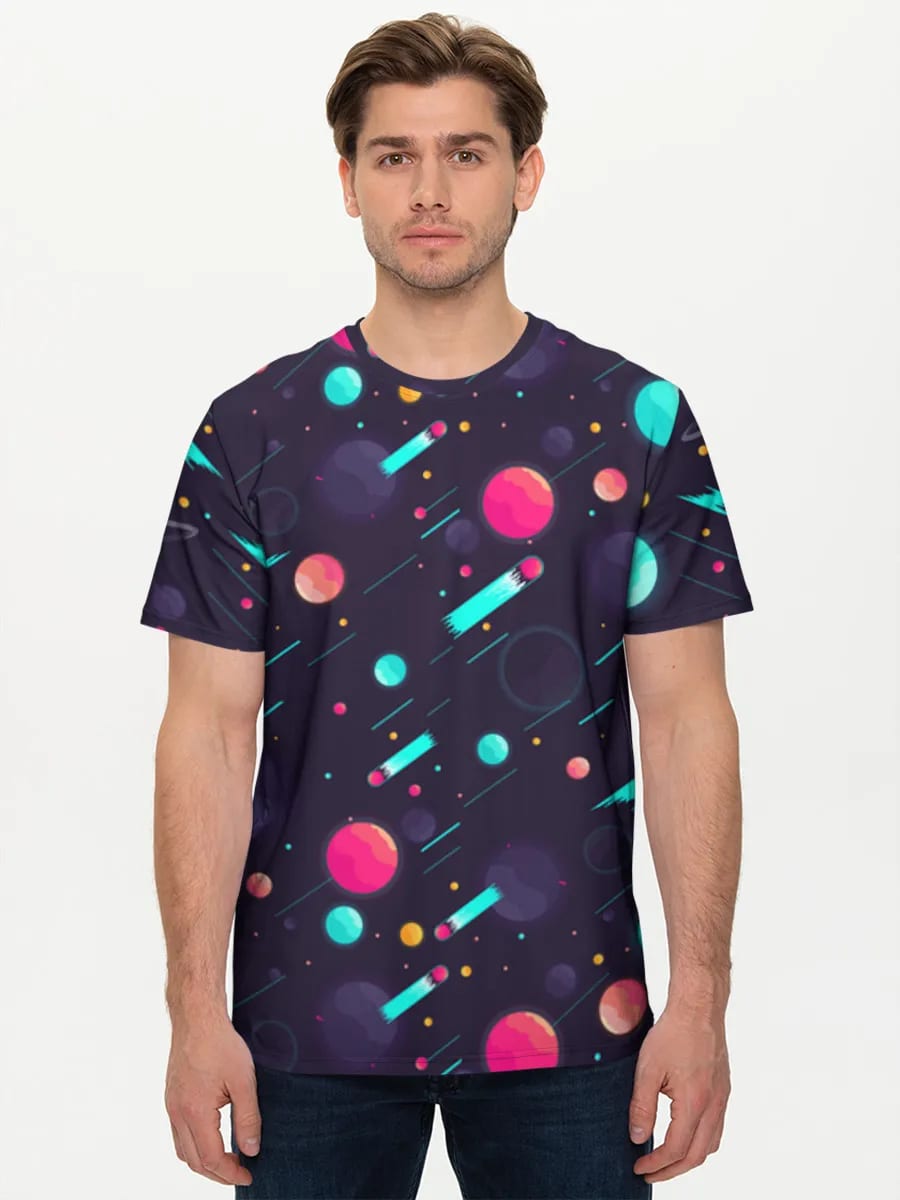 Neon Weltraum-Planeten