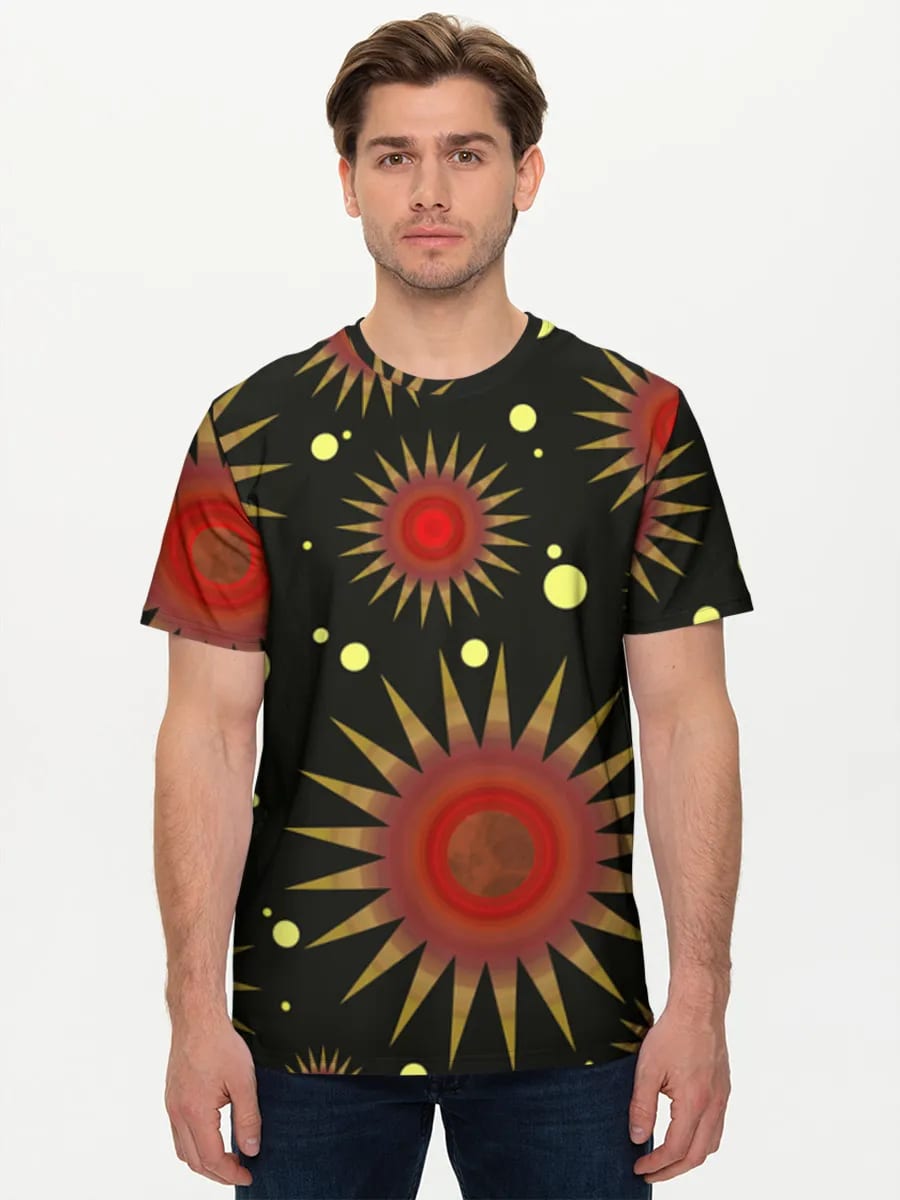 Kosmischer Sonnenstrahl-Himmel