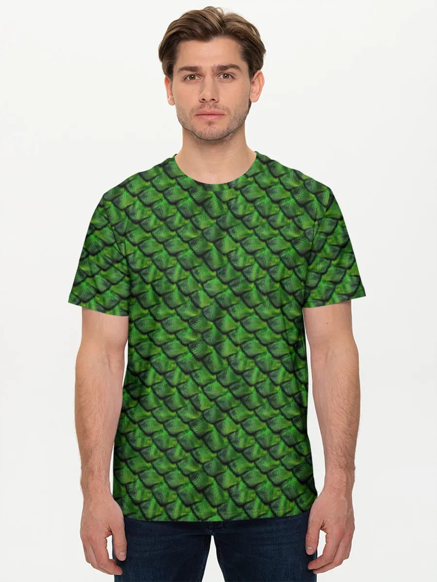 Écailles de Reptile Vertes