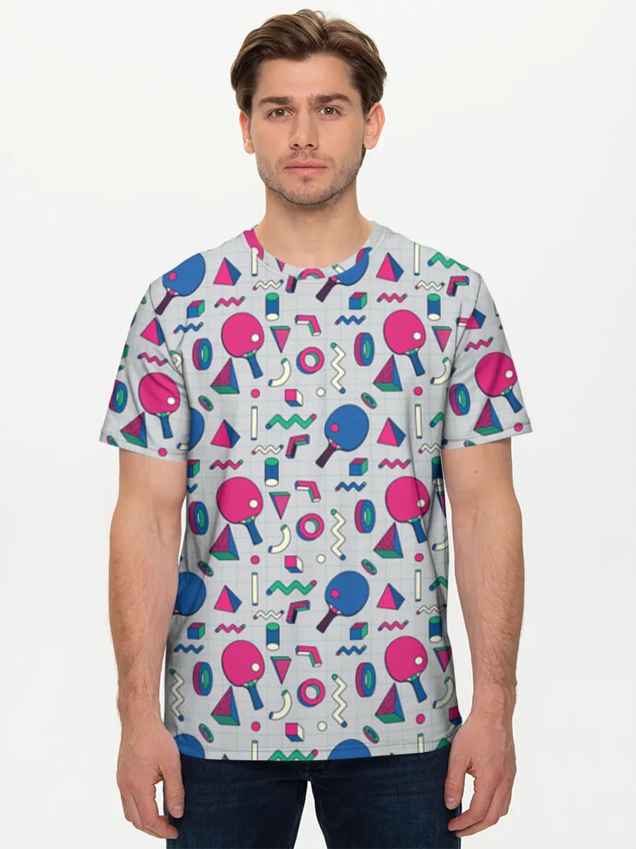 Retro Memphis Ping Pong
