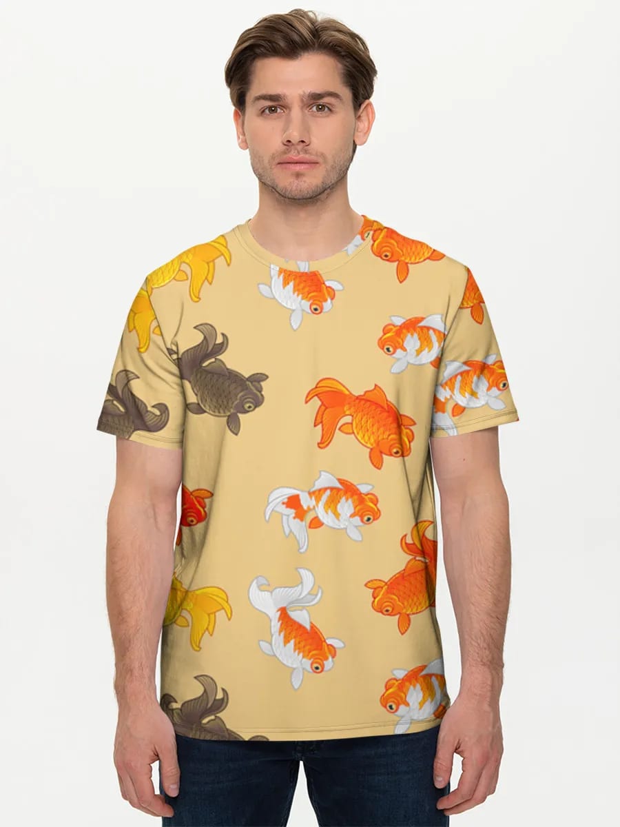 Bunte Koi-Fische schwimmen