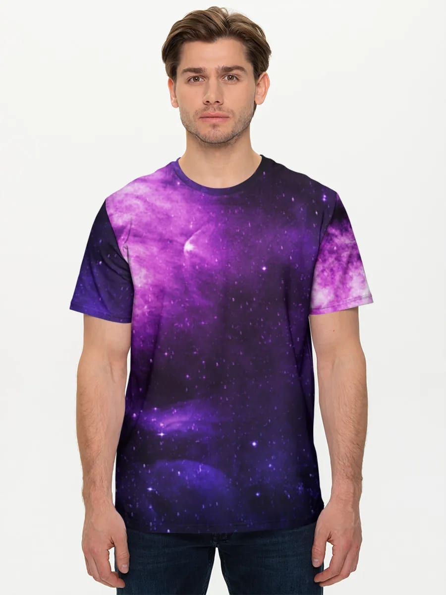 Purple Nebula Starfield