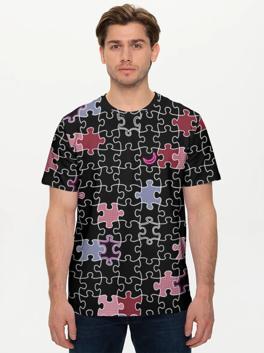 Bunte Puzzle-Teile