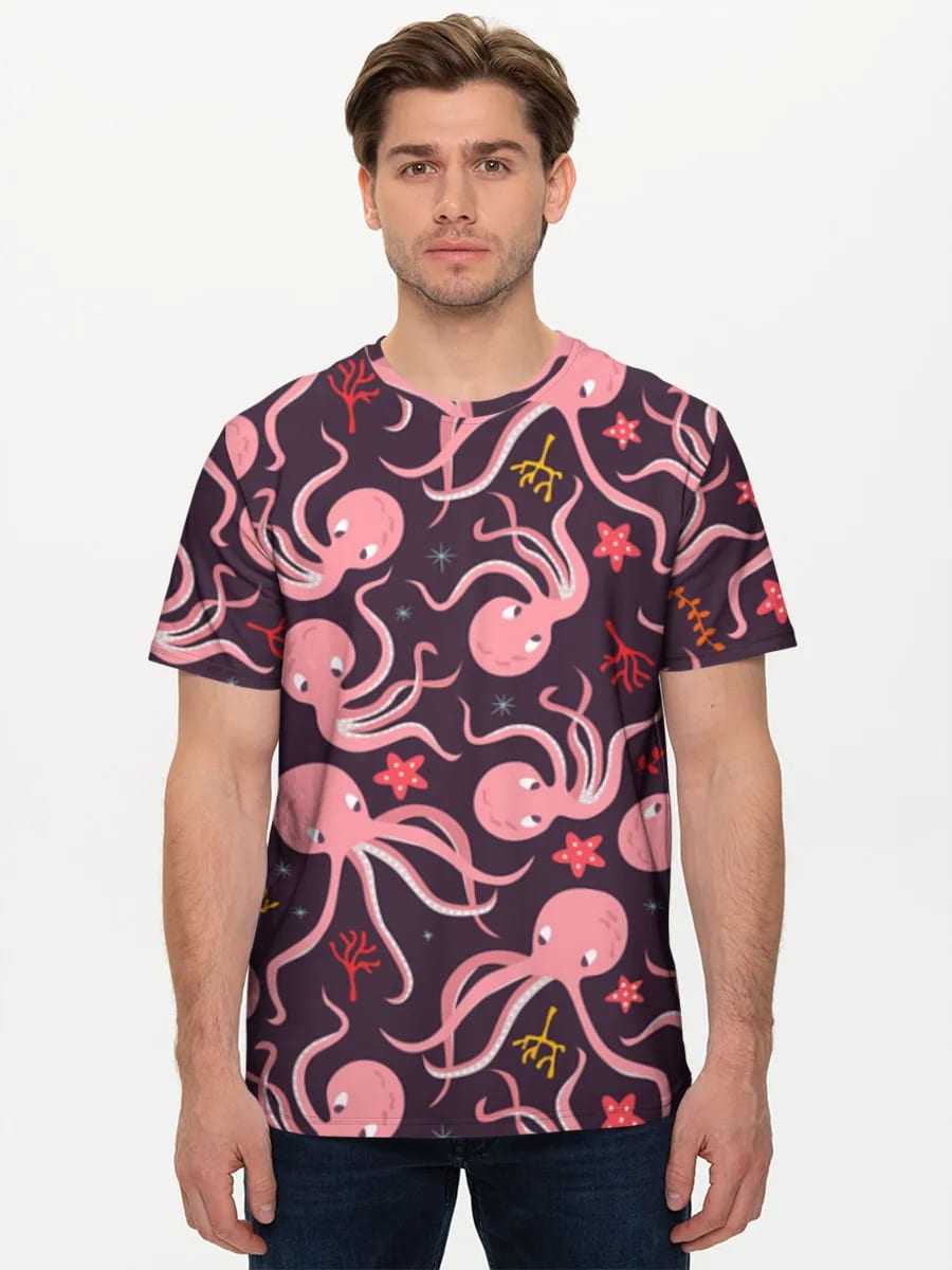 Cute Pink Octopus