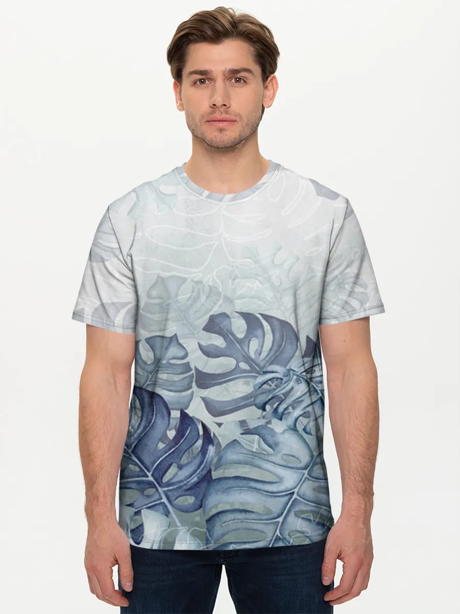 Aquarell Monstera-Blätter