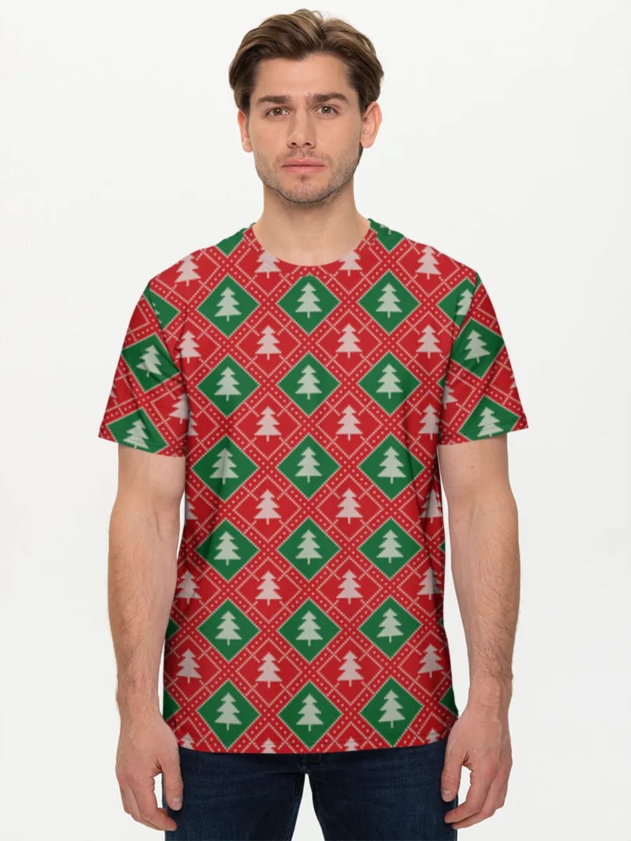 Hässliche Weihnachts-Pullover-Bäume
