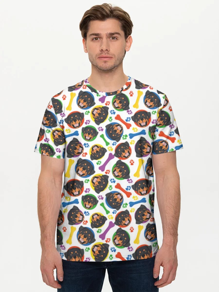 Niedlicher Rottweiler Welpen-Print