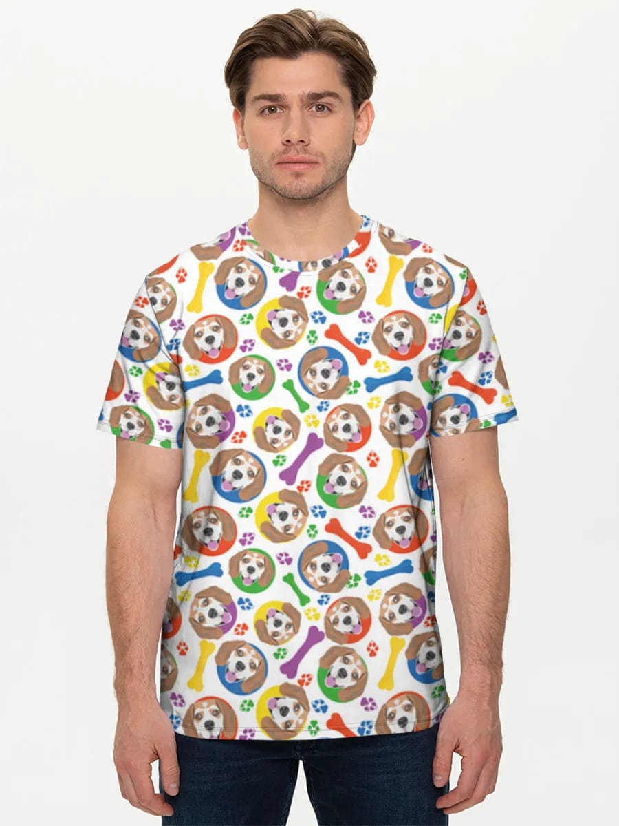 Bunte Beagle Welpen Icons