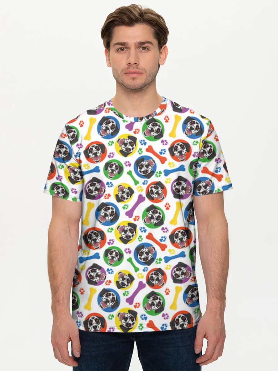Bunte Hundepfoten
