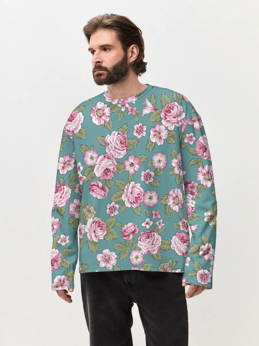Vintage Pink Rose Floral