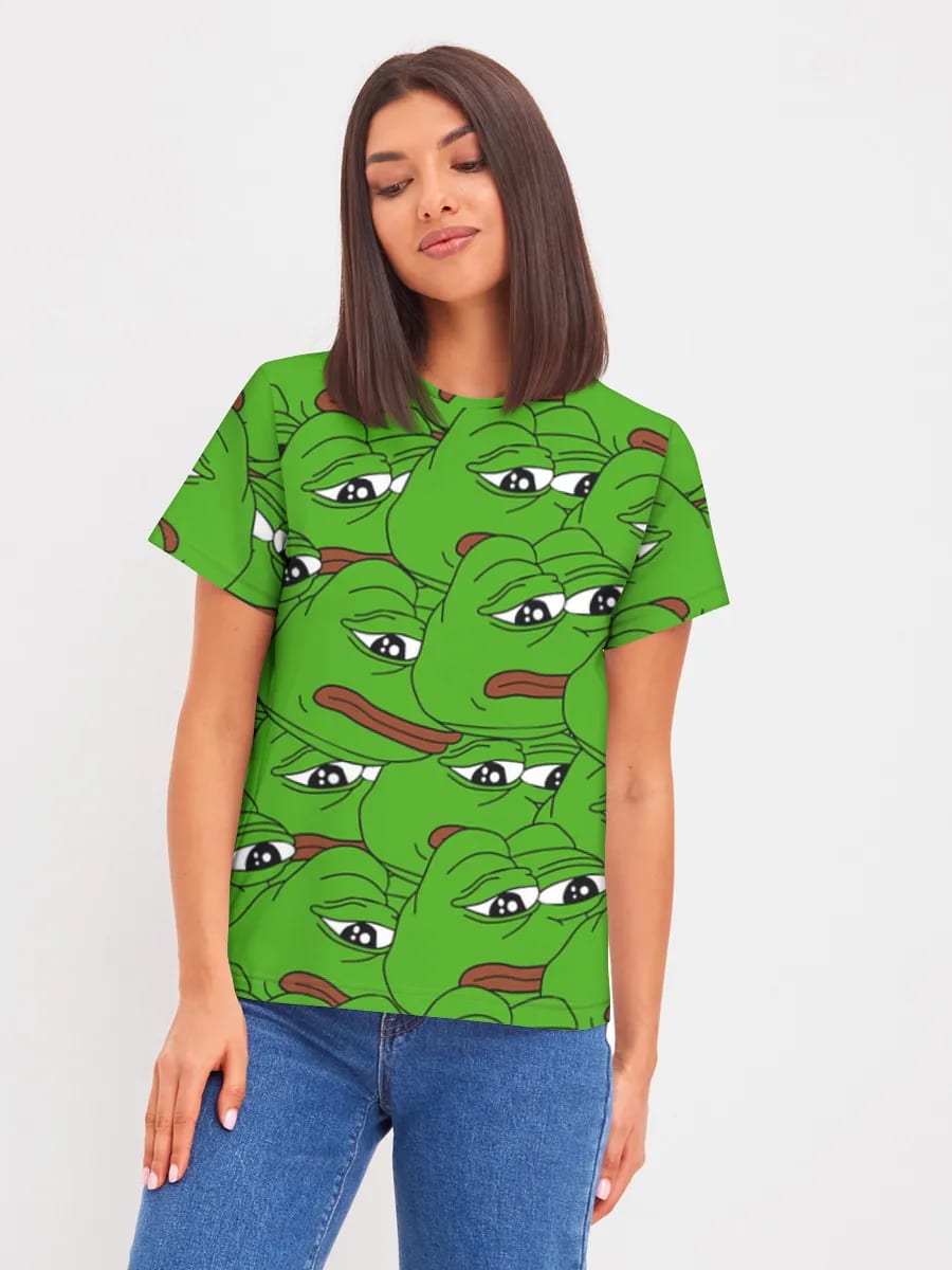 Collage de memes de ranas tristes