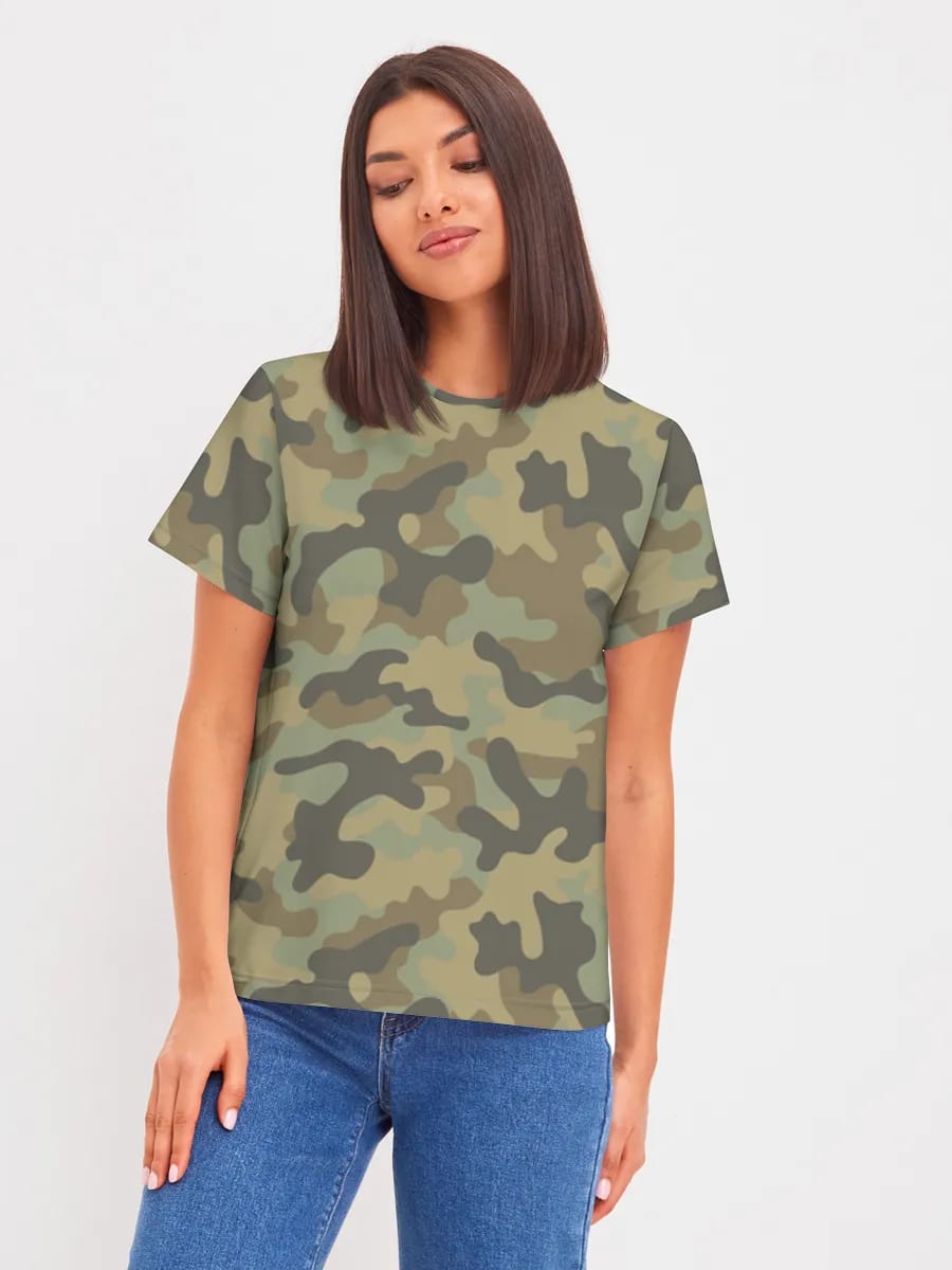 Woodland Camo Print
