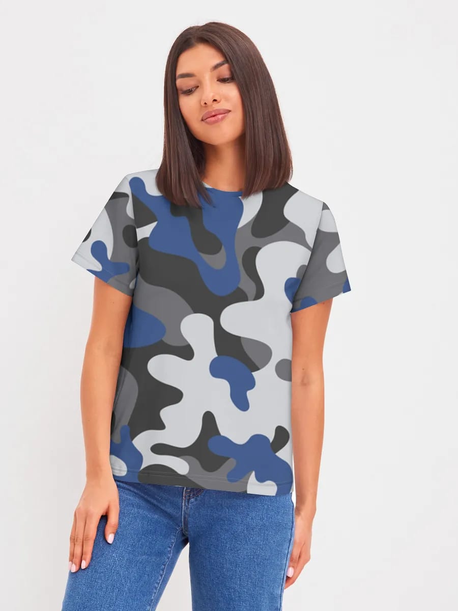 Camuflaje urbano azul