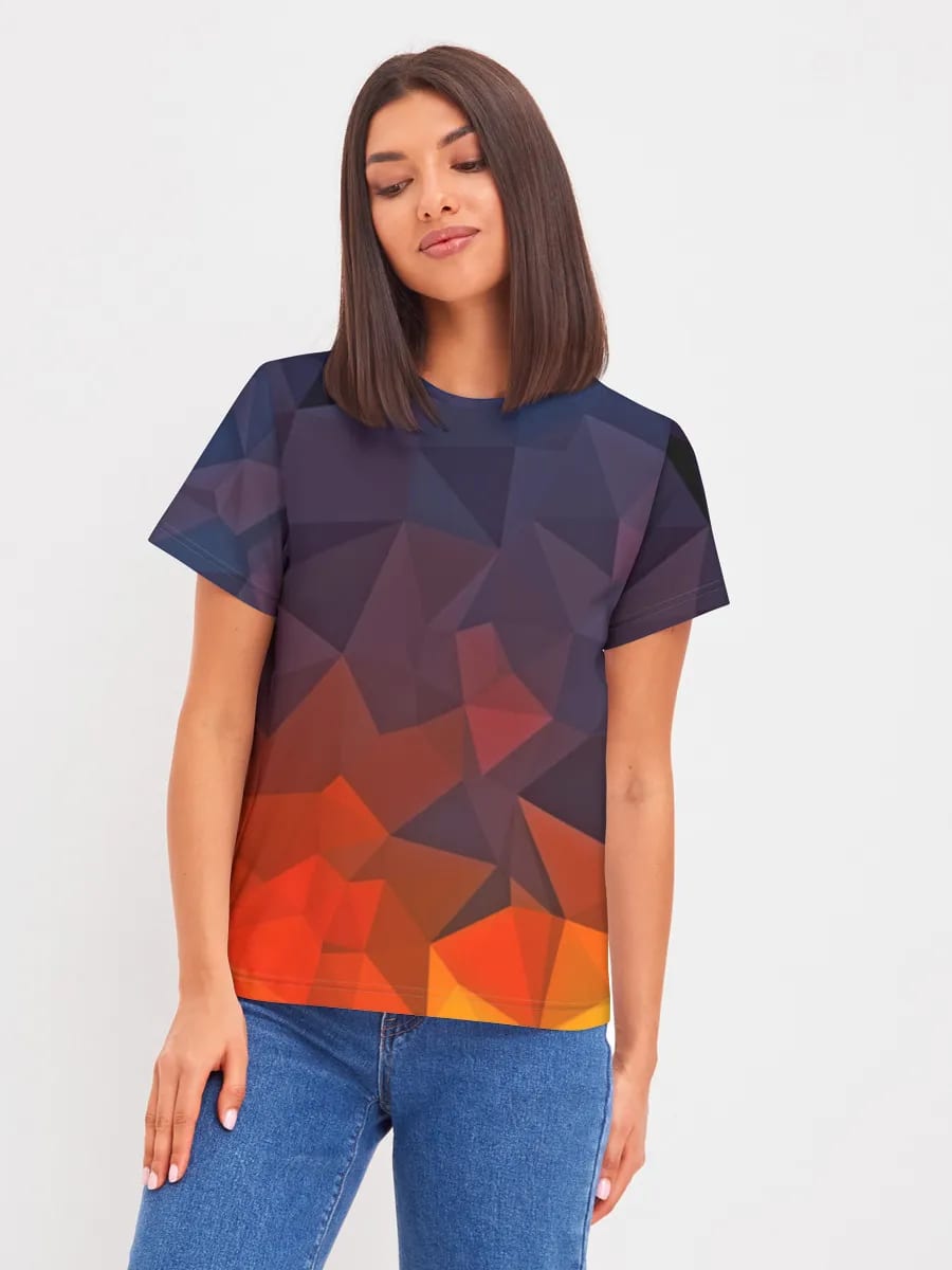 Low Poly Farbverlauf