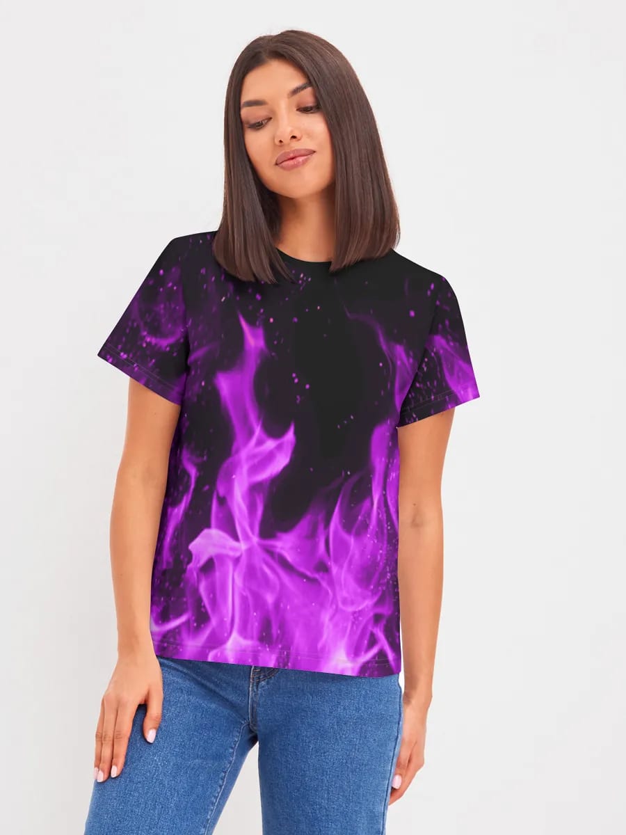 Flammes Néon Violettes