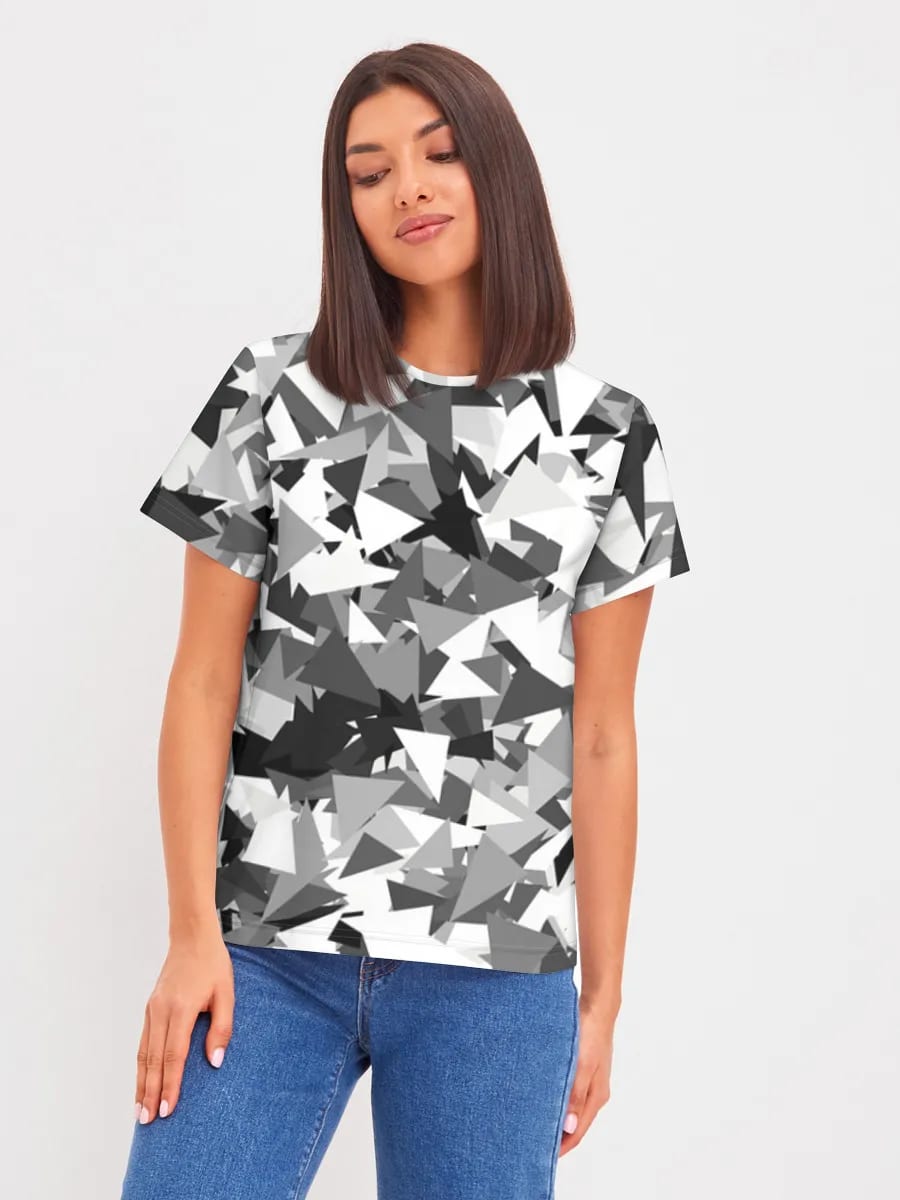 Triangles dispersés monochromes