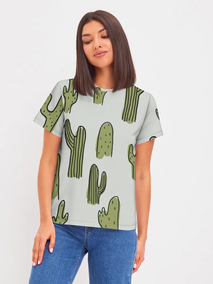 Gribouillis de Cactus Dessinés à la Main