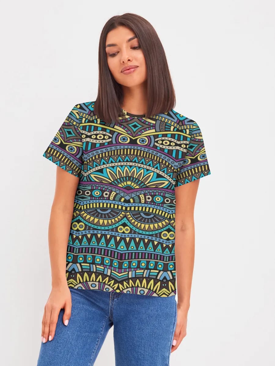 Boho Aztec Geometric Ornament