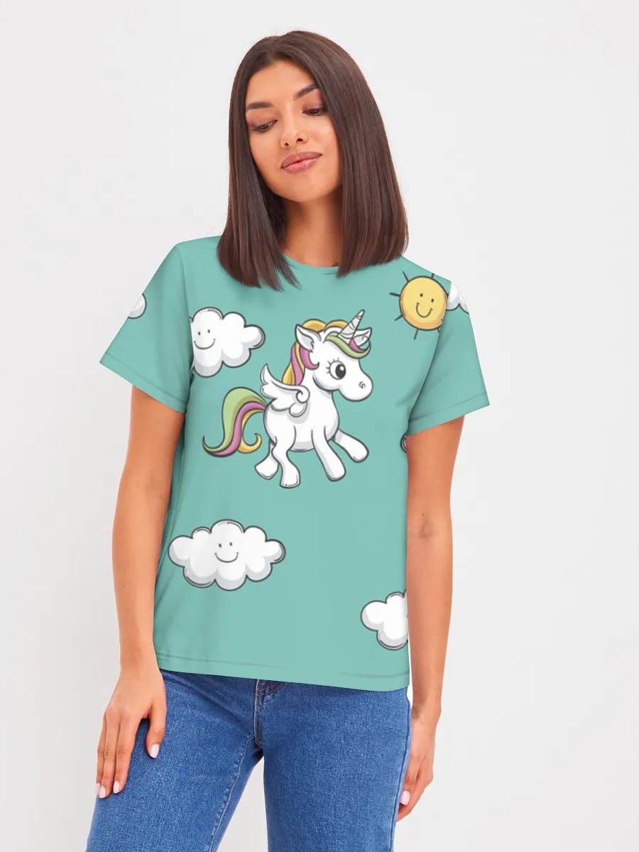 Kawaii Einhorn-Himmel