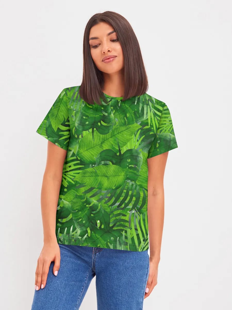 Feuilles de Jungle Tropicale Aquarelle