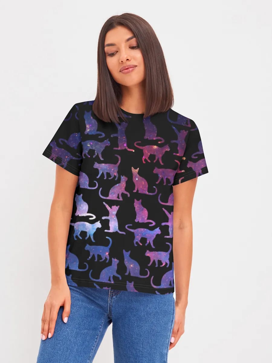 Silhouettes de Chats Galactiques