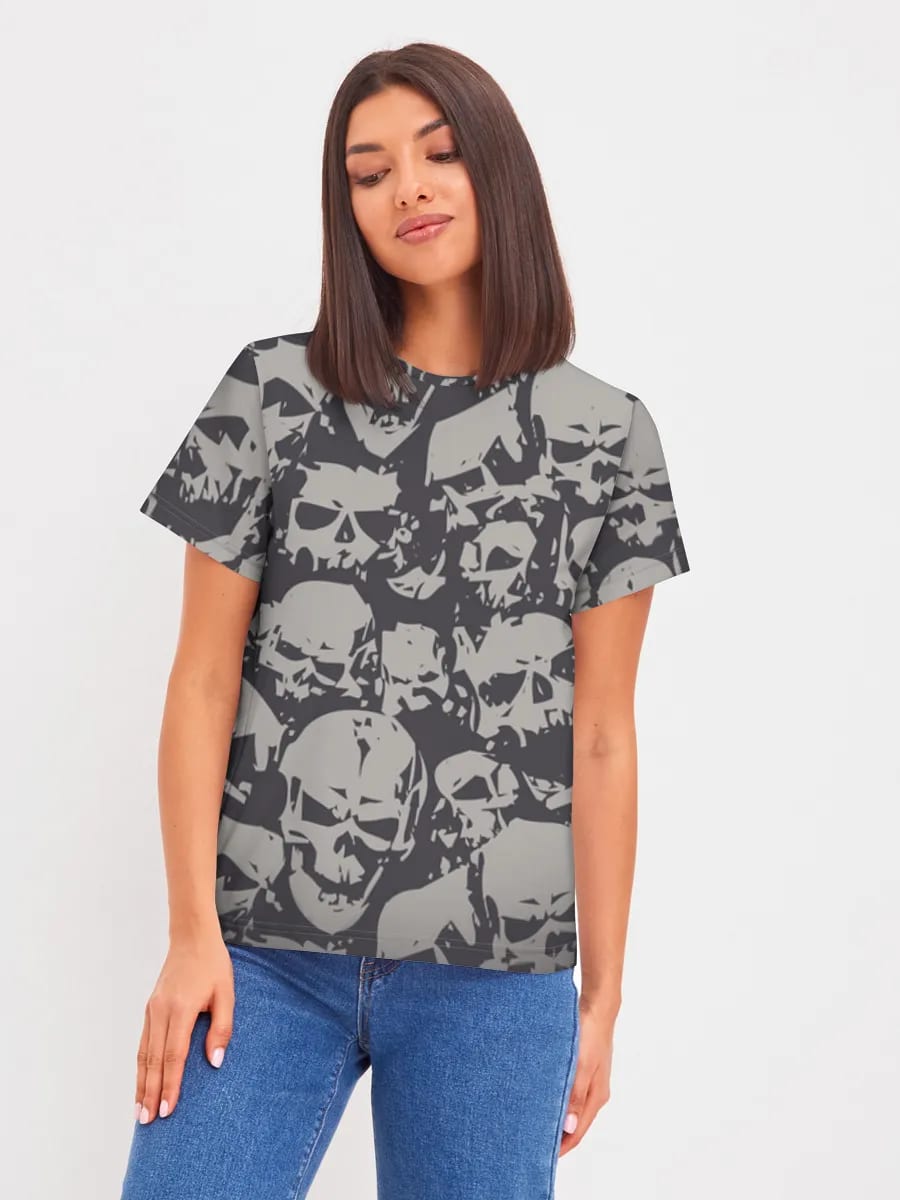 Collage de calavera grunge