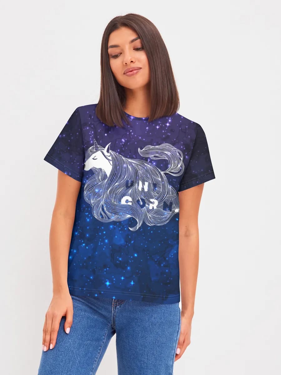 Kosmisches Einhorn-Mädchen