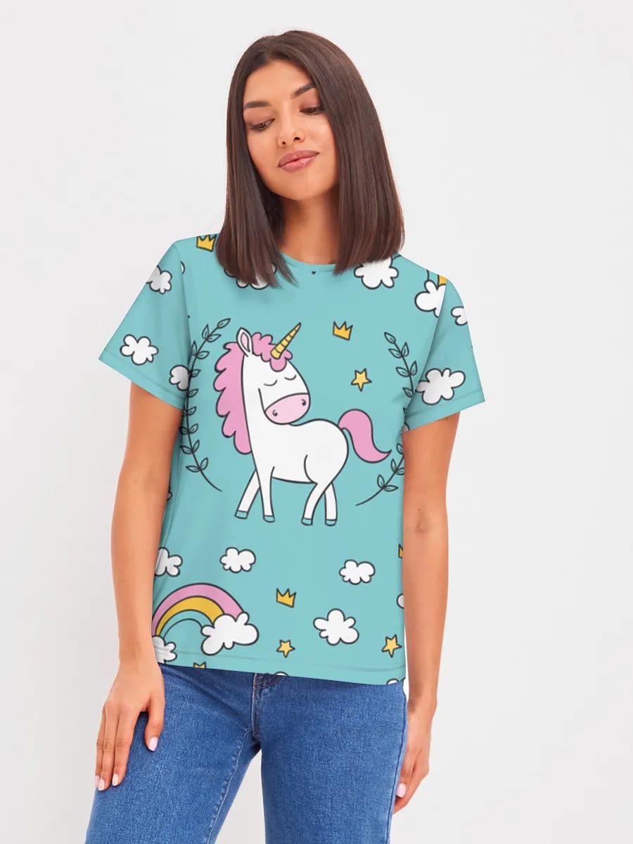 Niedlicher Einhorn-Himmel