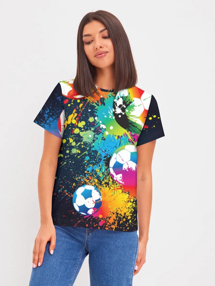 Ballons de Foot Éclaboussures de Couleurs