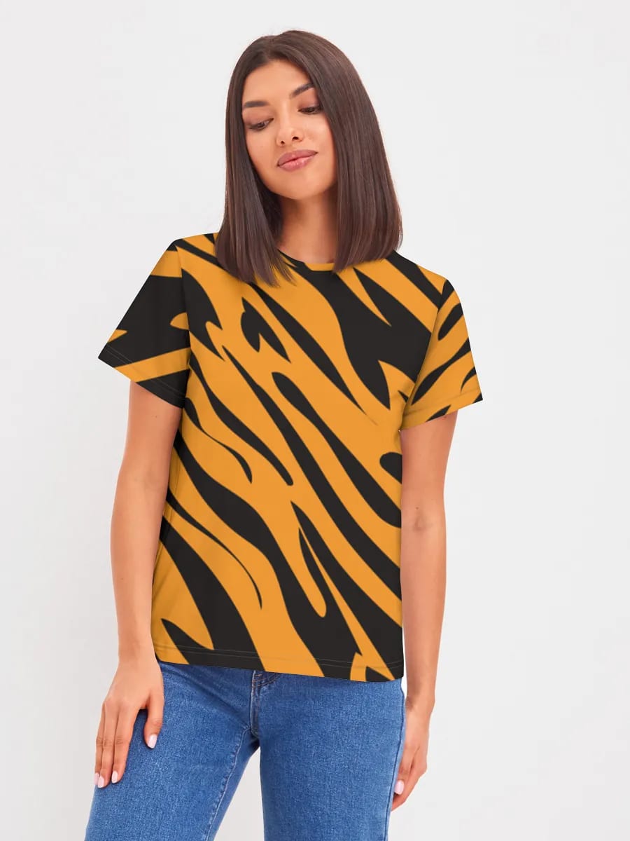 Orange Tiger Stripes