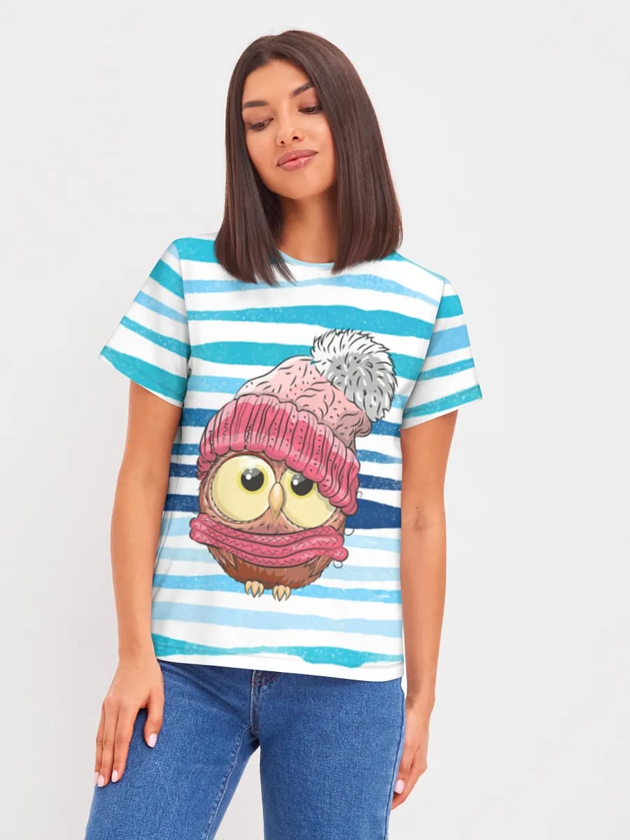 Cozy Owl In Beanie