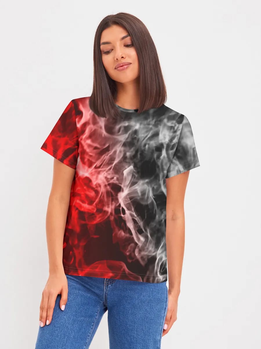 Fuego y humo de hielo