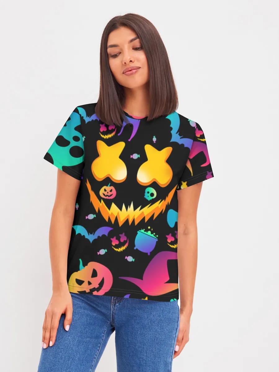Neon Halloween Spooky Icons