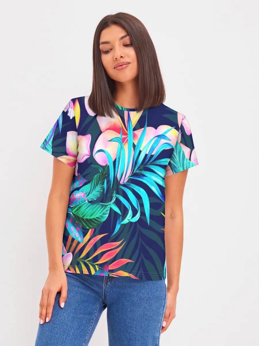 Floraux Tropicaux Néon
