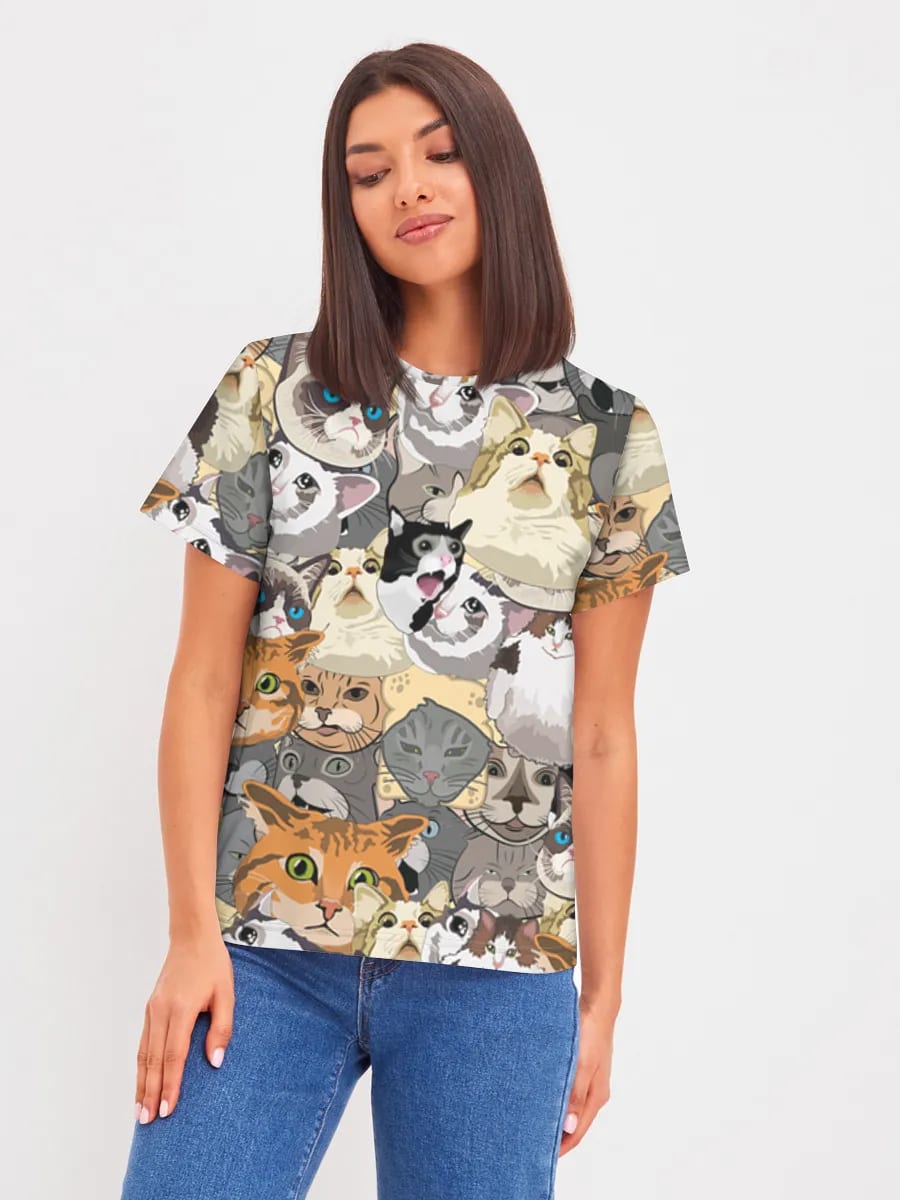 Cute Cat Face Collage