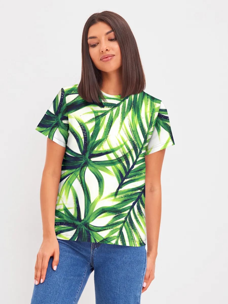 Art de Feuille de Palmier Tropical
