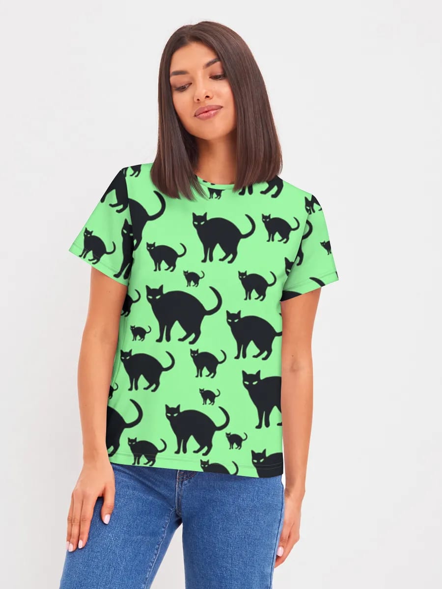 Gatos negros espeluznantes